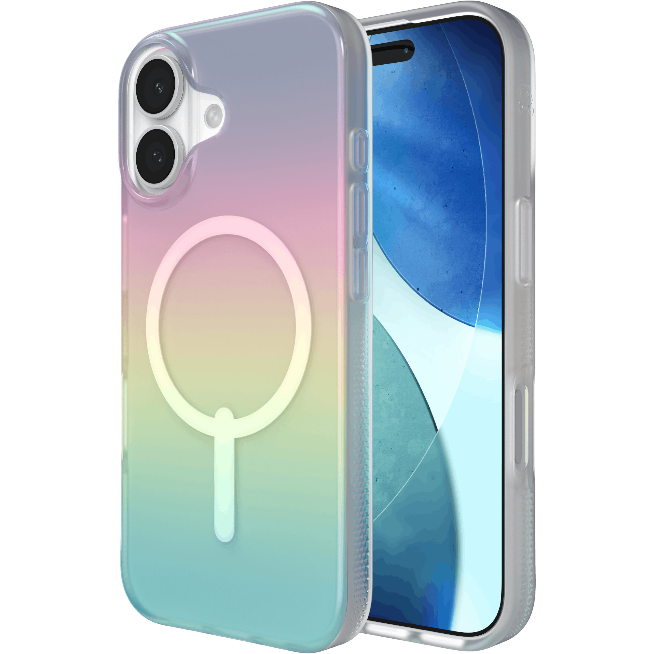 ZAGG iPhone 17 MagSafe Milan Case Iridescent - Voorkant
