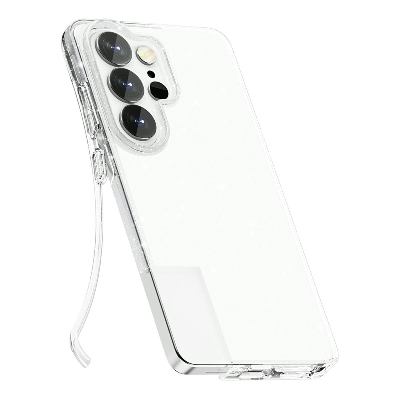 CaseBody Samsung Galaxy S26 Ultra Glitz Beschermhoesje Wit