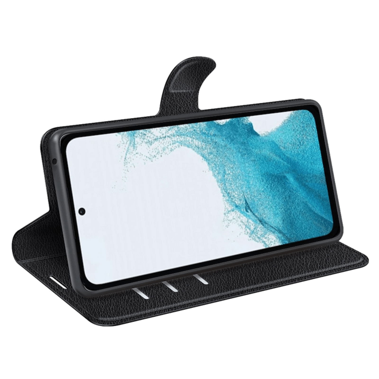 Mocaa Samsung Galaxy A54 Portemonnee Hoesje Pasjes Zwart