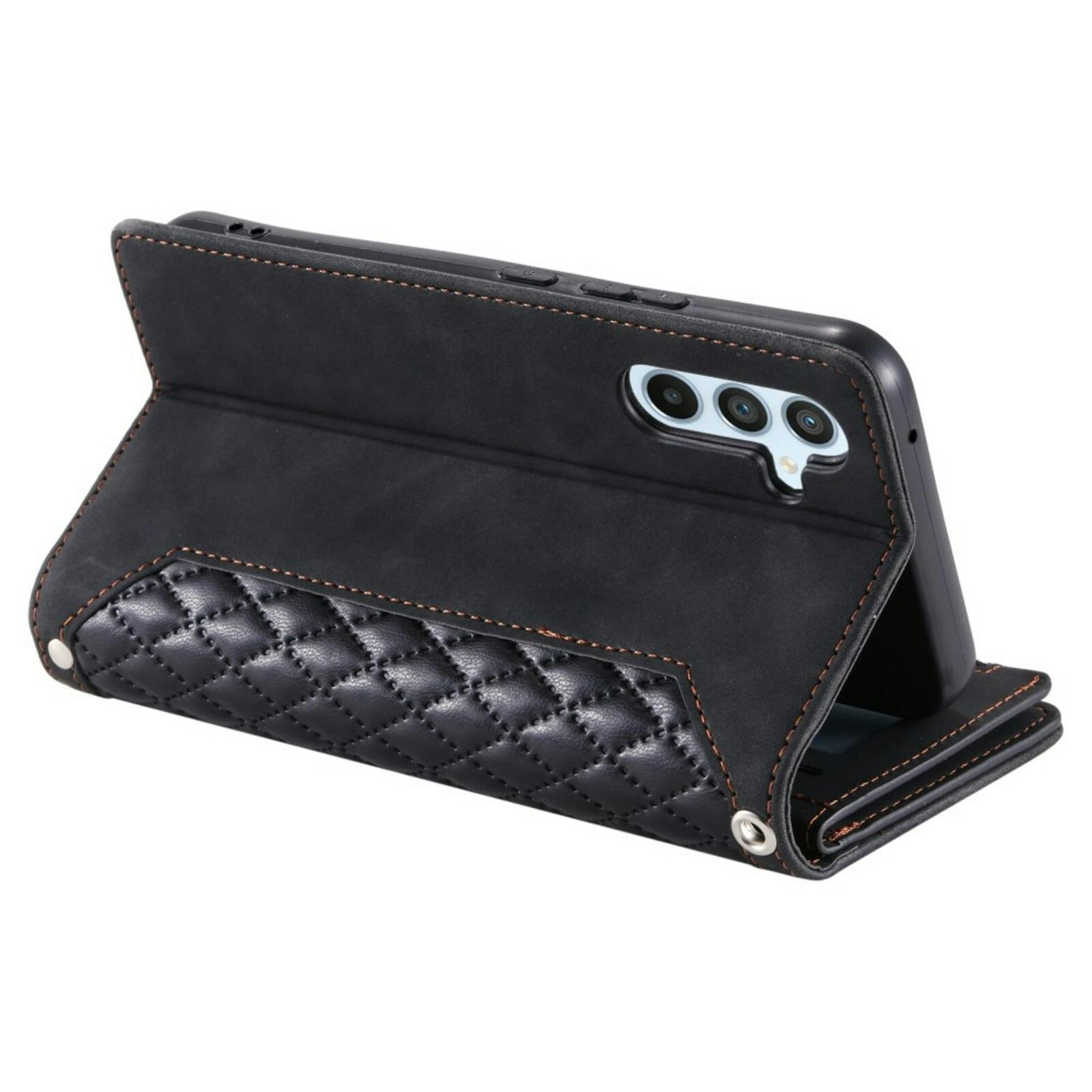TwoTone Samsung Galaxy S24 FE Wallet Hoesje Zwart