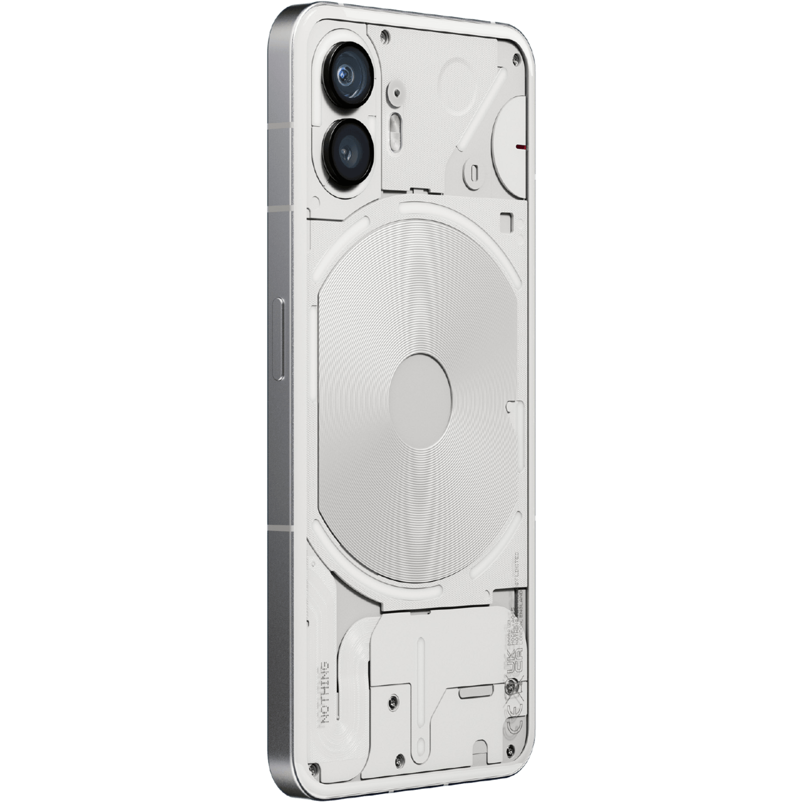 Nothing Phone (2) White - Aanzicht vanaf links