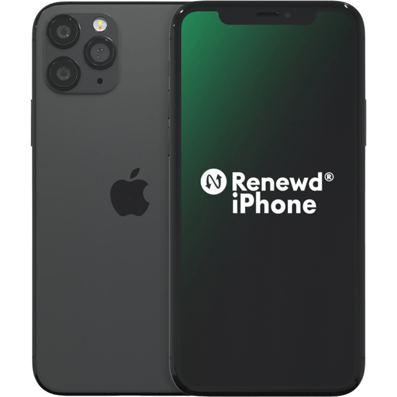 Apple iPhone 11 Pro (Refurbished) Space Grey - Voorkant & achterkant