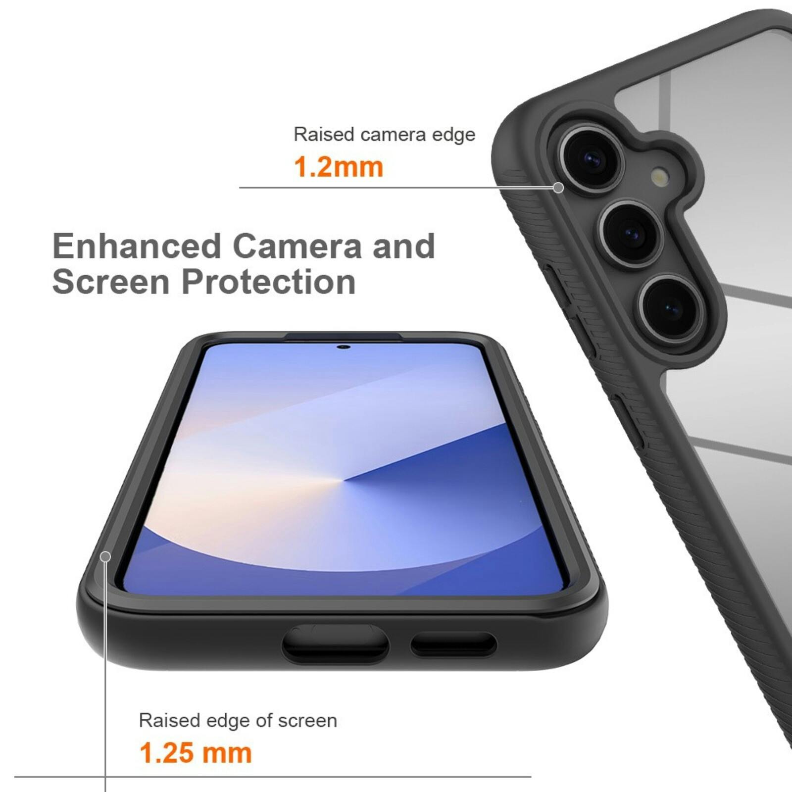 Comfycase Samsung Galaxy S26 Full Protection Cover Zwart