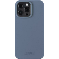 Holdit iPhone 13 Pro Siliconen Hoesje Pacific Blue - Voorkant