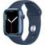 Apple Watch Series 7 Cellular 41mm Abyss Blue - Voorkant