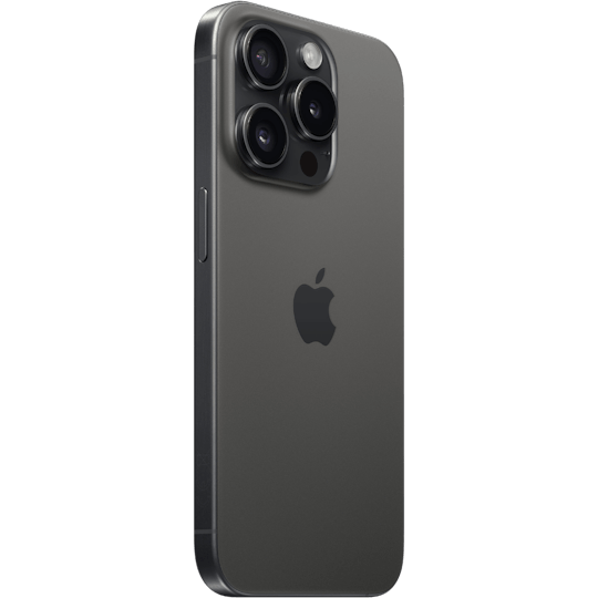 Apple iPhone 15 Pro Black Titanium - Zijkant