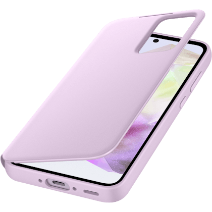 Samsung Galaxy A35 Smart View Wallet Hoesje Lavender