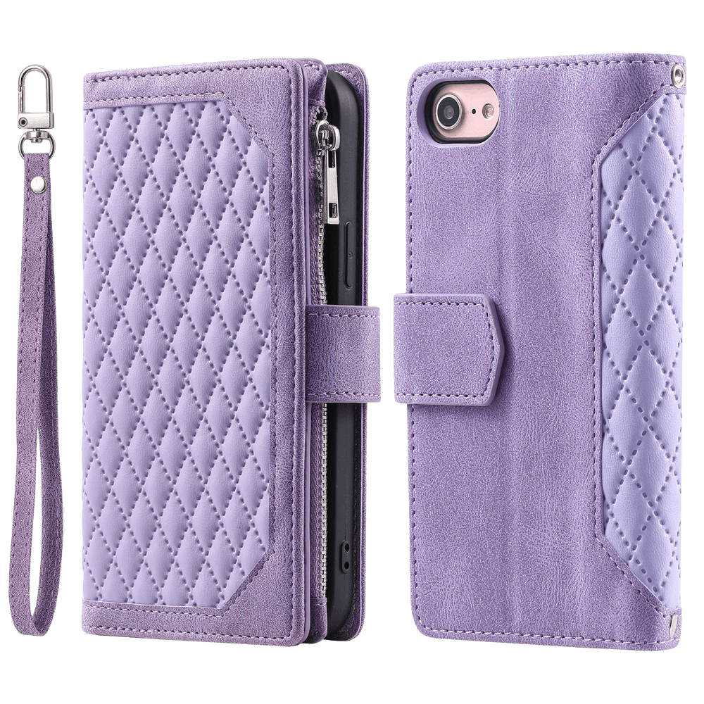 TwoTone Apple iPhone 16e Wallet Hoesje Paars