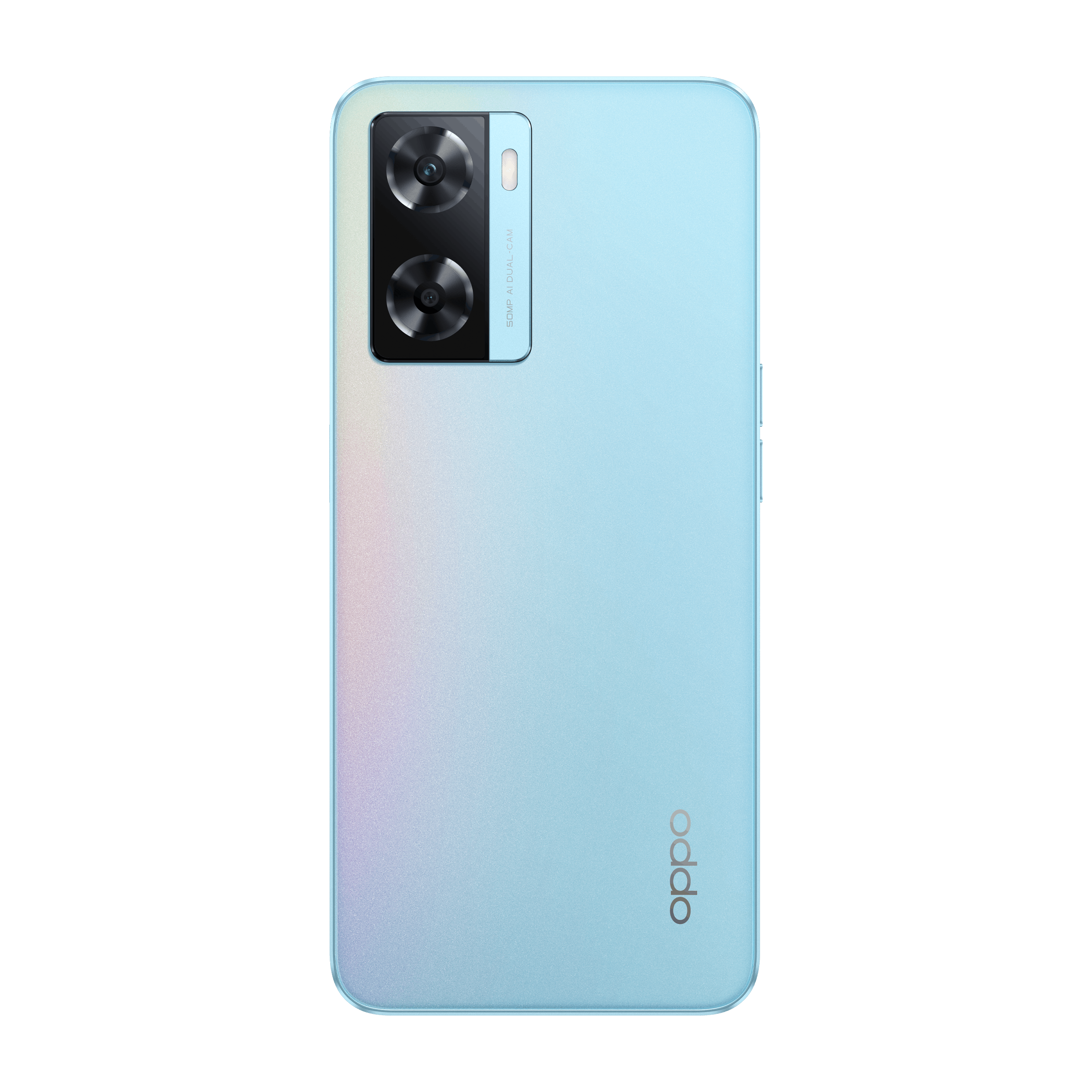 OPPO A57s Sky Blue - Achterkant