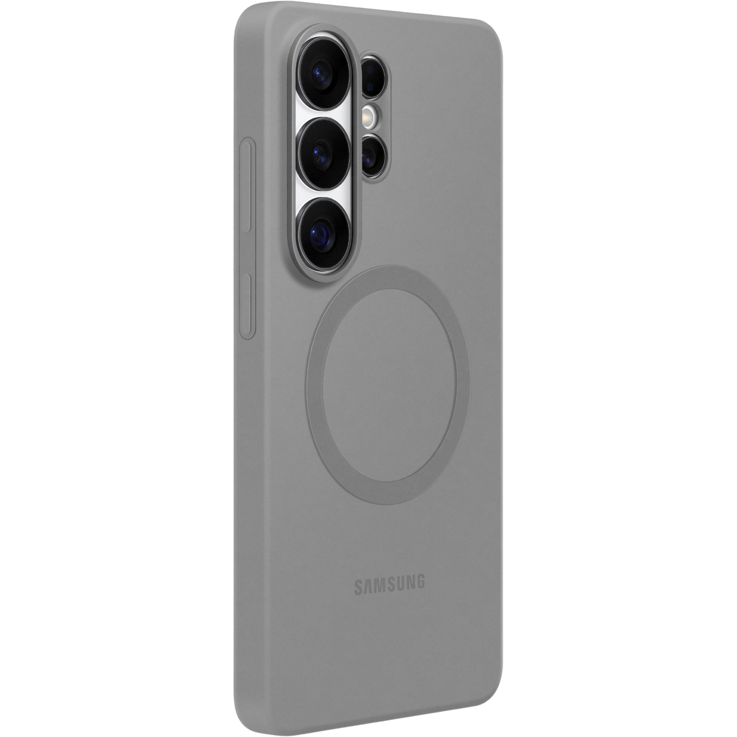 Samsung Galaxy S26 Ultra Siliconen Magnet Case Grijs