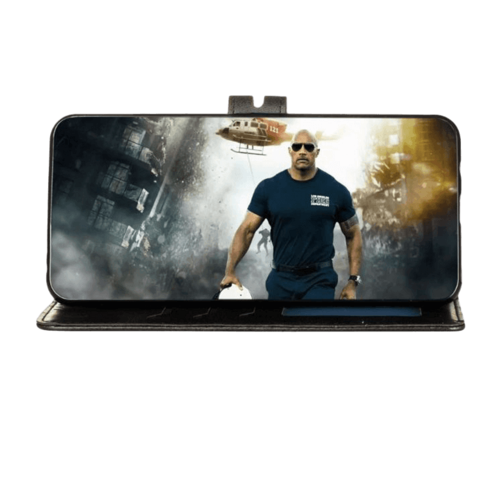 Comfycase Samsung Galaxy A41 Happy Kitten Bookcase Hoesje Zwart