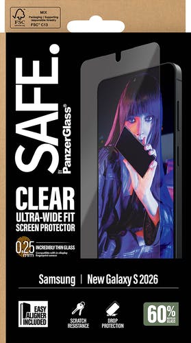 PanzerGlass Samsung Galaxy S26 SAFE. Screenprotector