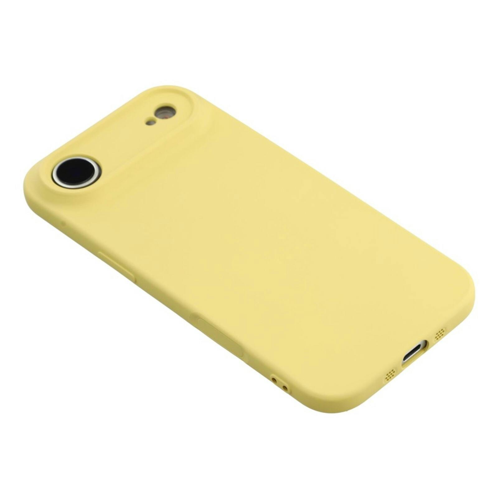 Mocaa Apple iPhone 17 Air Lens Protection Hoesje Geel