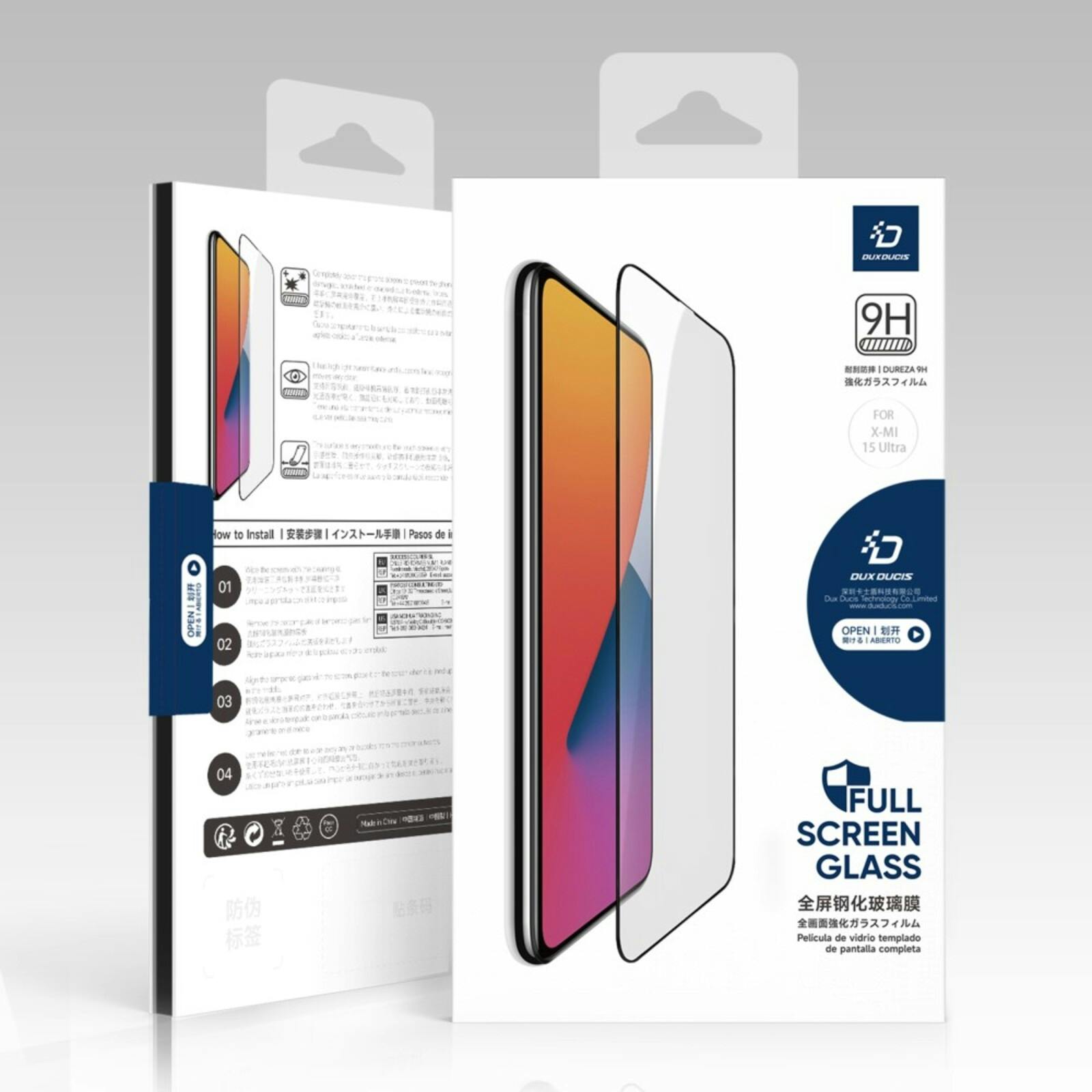 DUX DUCIS Xiaomi 15 Ultra HD Screenprotector Gehard Glas Transparant