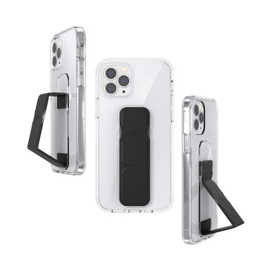 CLCKR iPhone 12 (Pro) Grip Case Clear