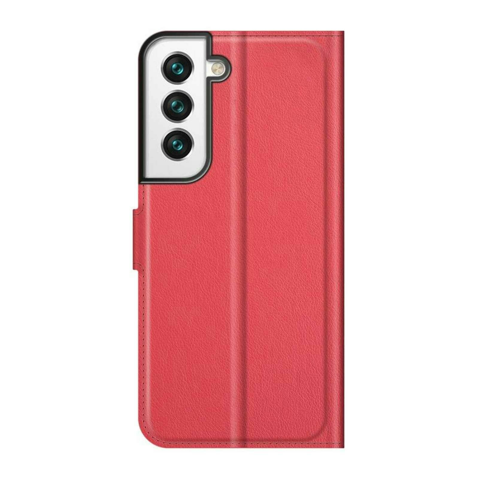 Just in Case Galaxy S22 Plus TPU Portemonnee Hoesje Red