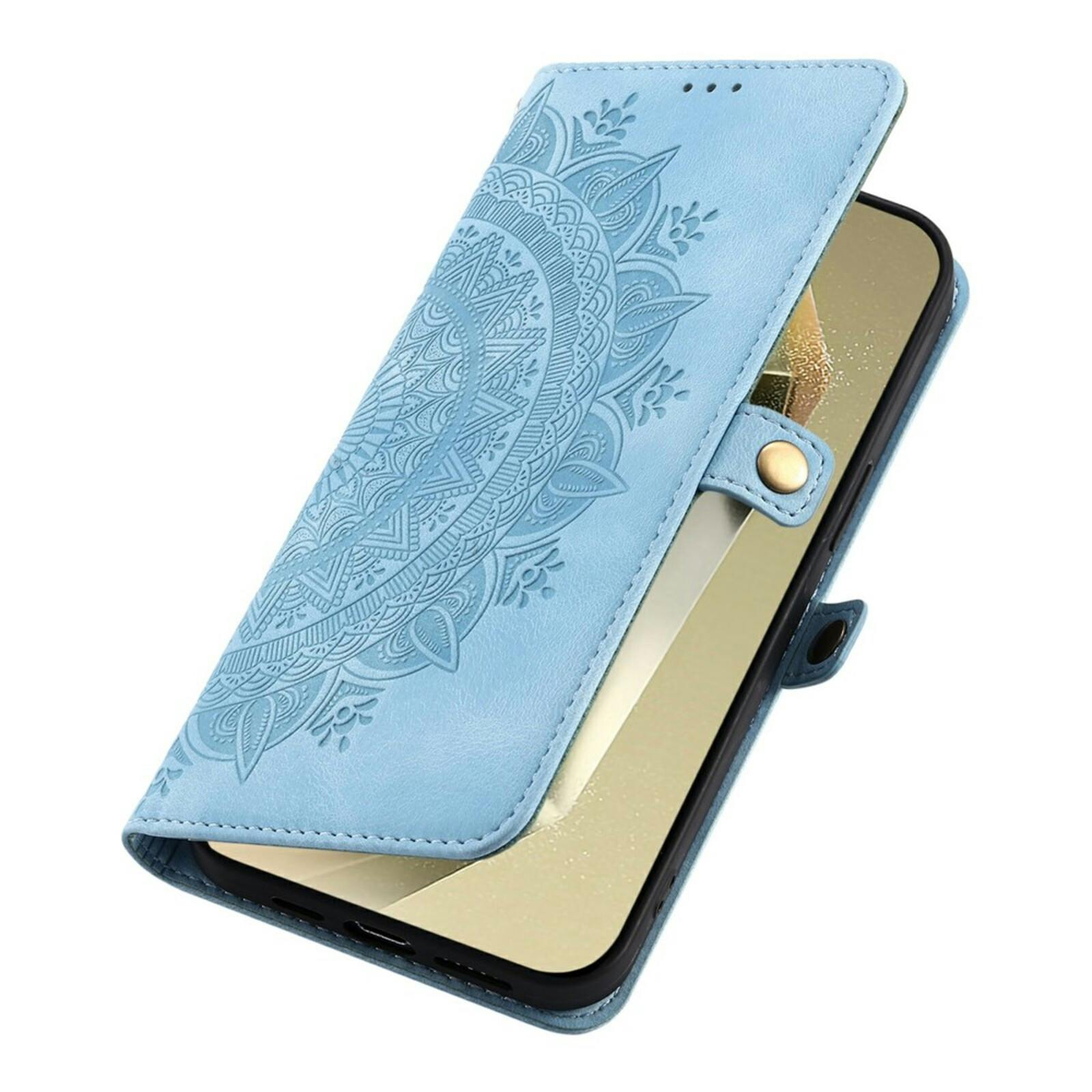 Comfycase Samsung Galaxy S26 FE Mandala Wallet Blauw