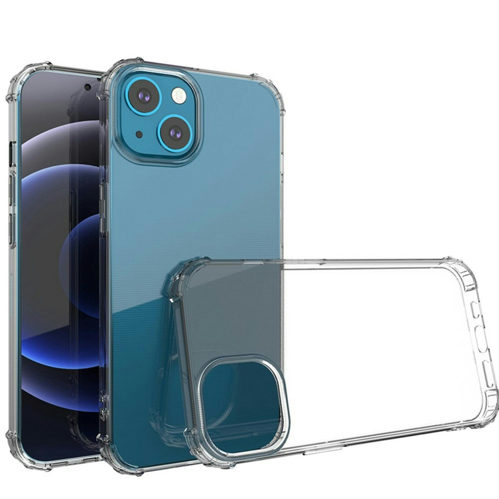 CaseBody iPhone 13 Schokbestendig Hoesje Transparant