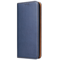 Fierre Shann Samsung Galaxy S21 Plus Slim Wallet Hoesje Blauw