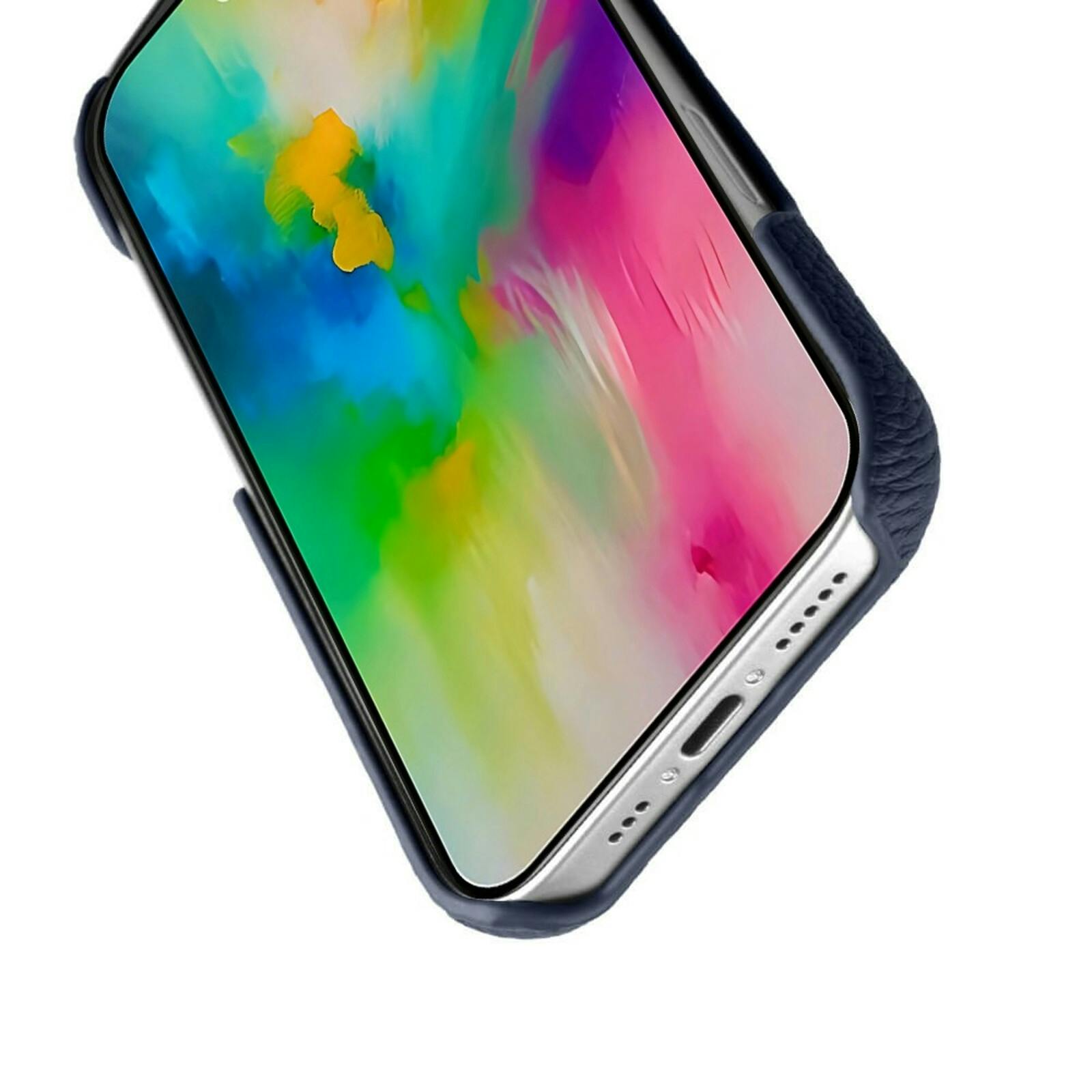 Melkco Apple iPhone 16 Leather MagSafe Cover Navy