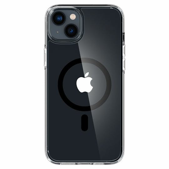 Spigen iPhone 14 Plus Transparant MagSafe Hoesje Zwart
