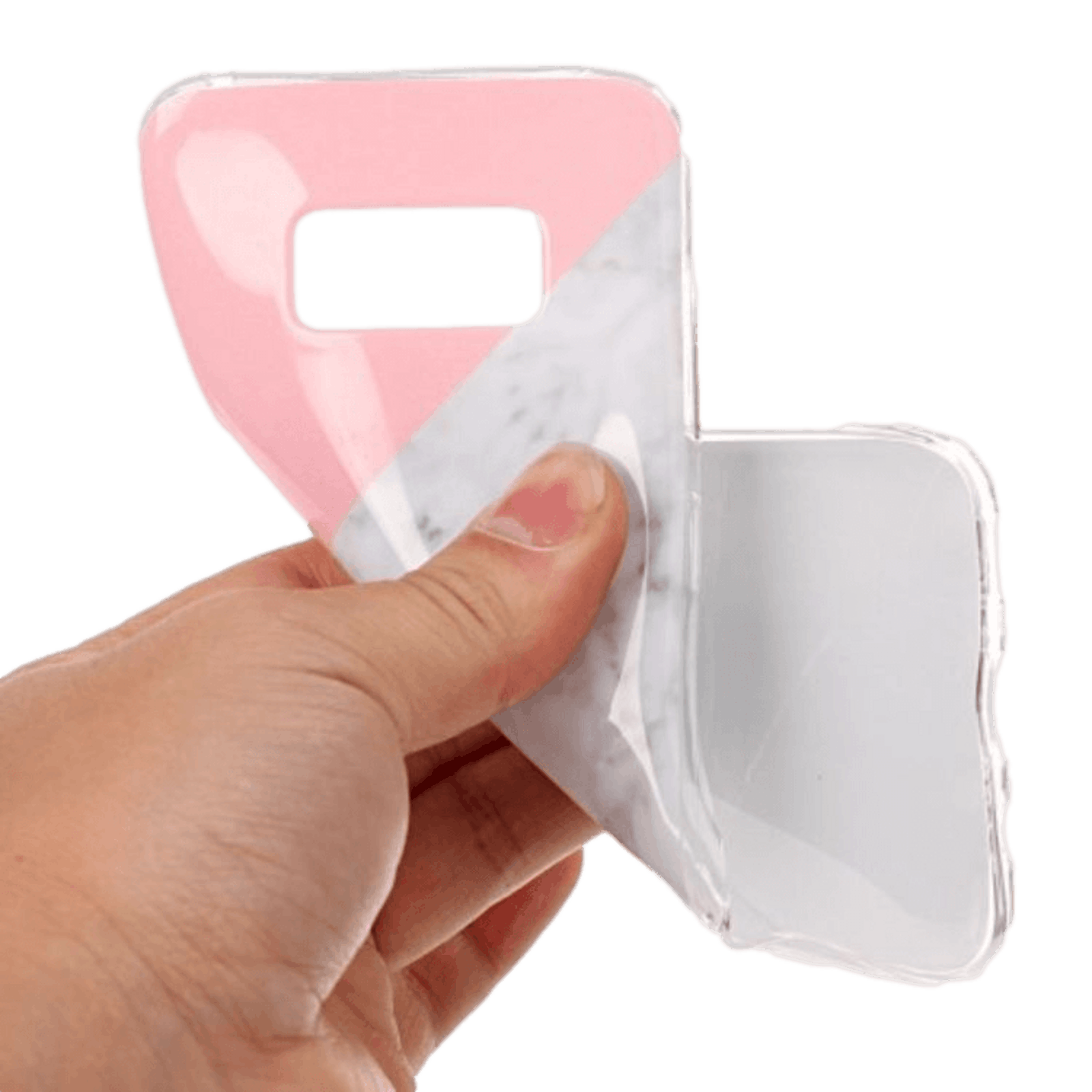 Mocaa Samsung Galaxy S8 Telefoonhoesje Marmer Gemeleerd