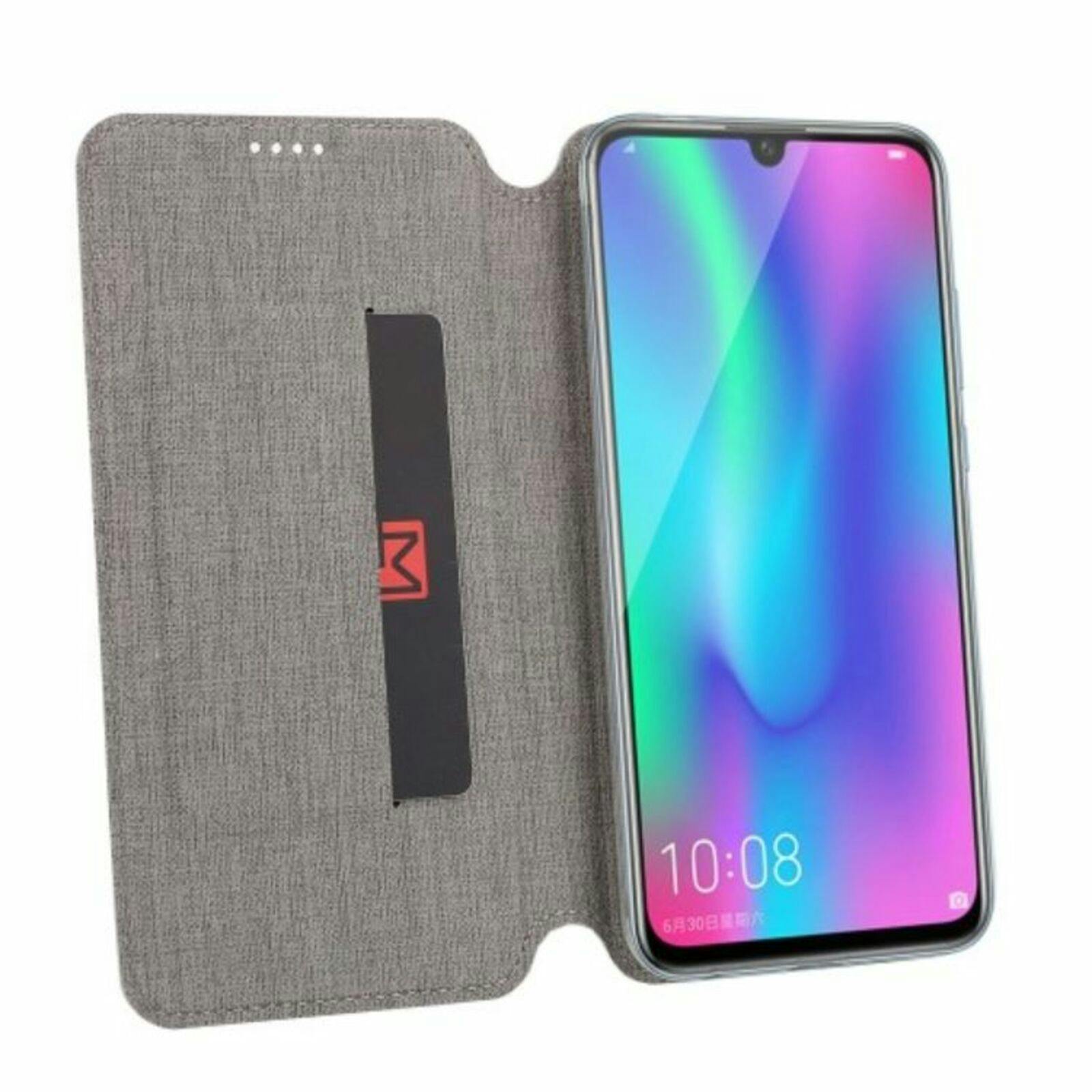 Vili Huawei P Smart 2019 DMX Flip Cover Hoesje Grijs