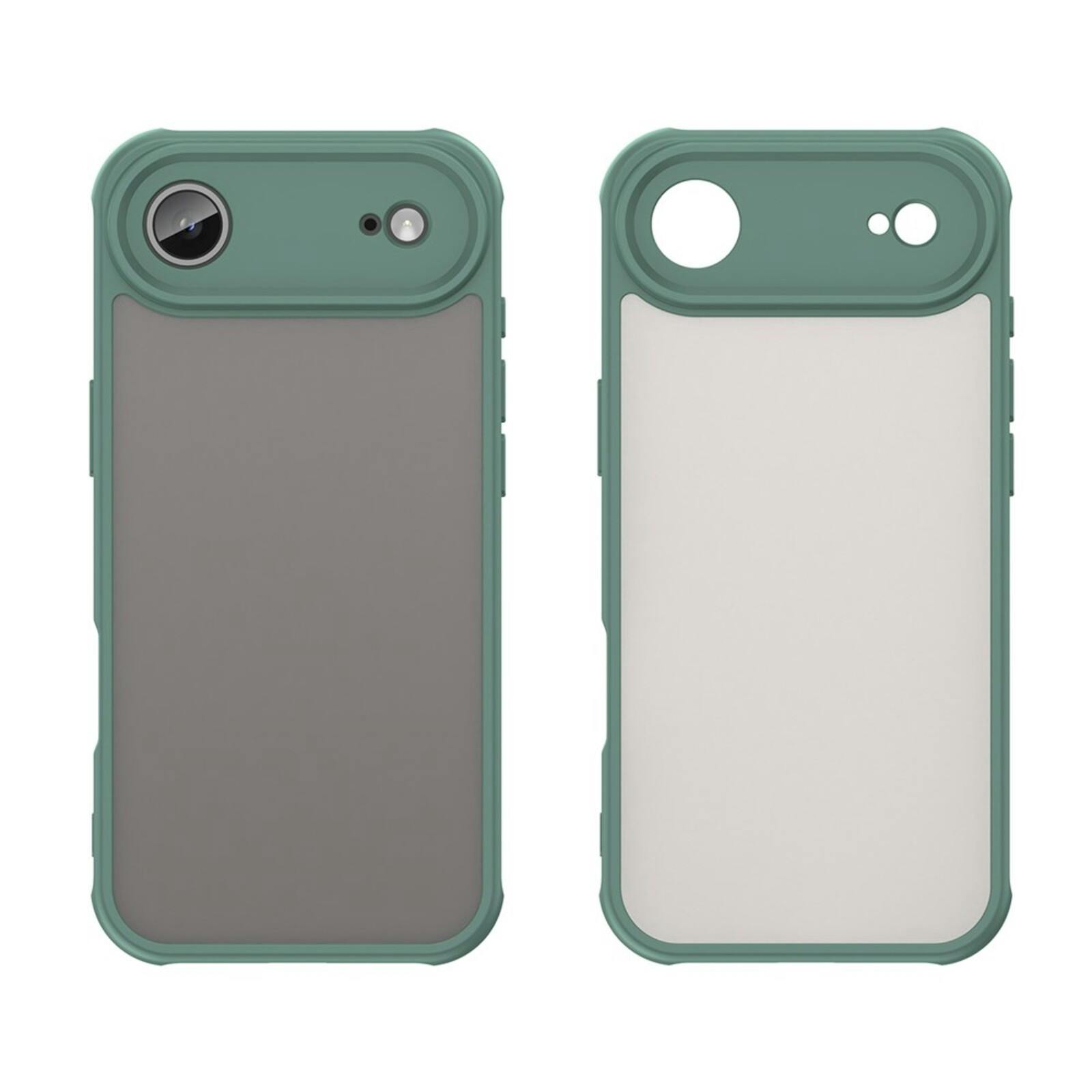 Mocaa Apple iPhone 17 Air Slim Anti-Shock Hoesje Groen