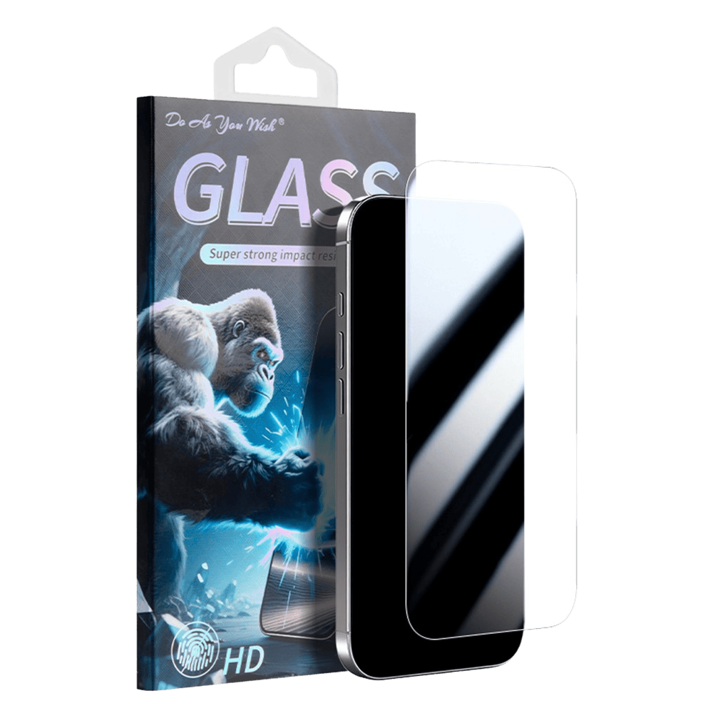 DO AS YOU WISH iPhone 15 Pro Tempered Glass Screenprotector Transparant