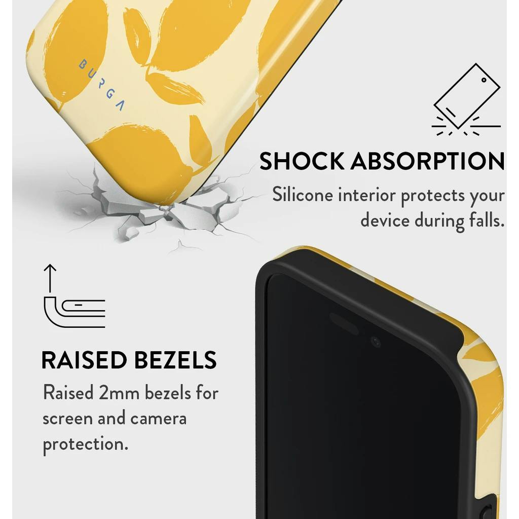 Burga iPhone 16 Pro Max Hoesje Lemon
