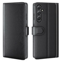Fonexio Samsung Galaxy A55 Luxe Lederen Book Case Zwart