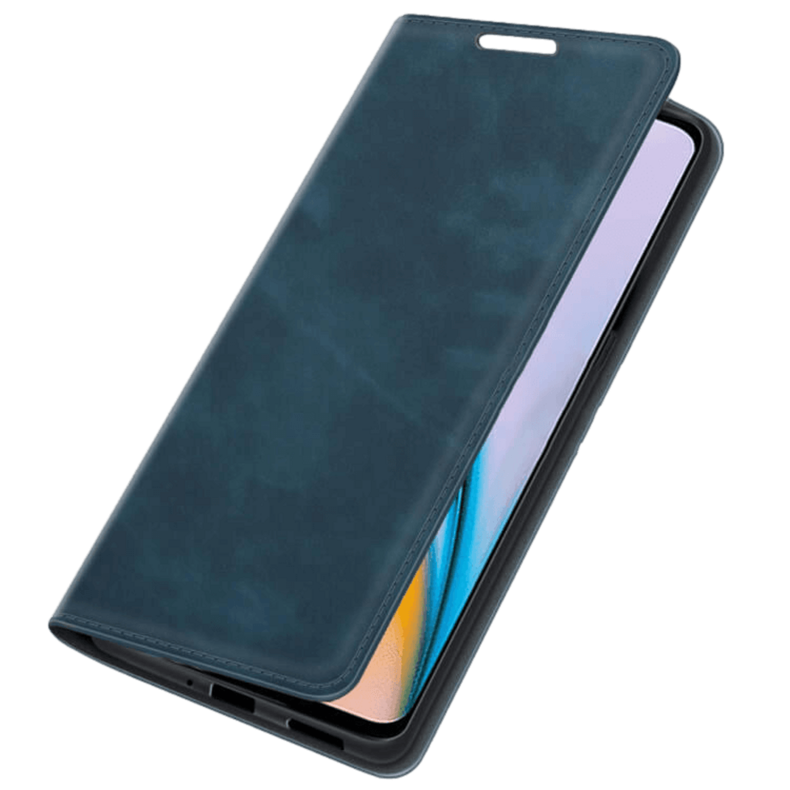 CaseBody OnePlus Nord 2 Folio Flip Case Hoesje Blauw