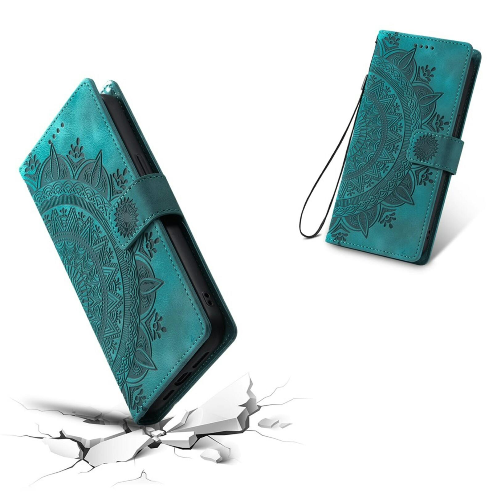 Comfycase Samsung Galaxy S26 Plus Mandala Bookcase Groen