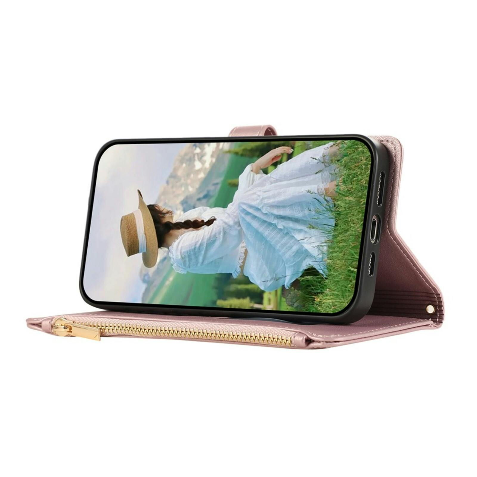 TwoTone Samsung Galaxy A57 Wallet Hoesje Roze