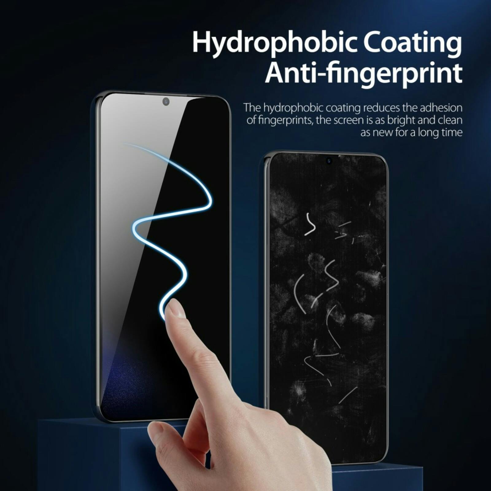 DUX DUCIS Samsung S23 Privacy Screenprotector Gehard Glas Transparant