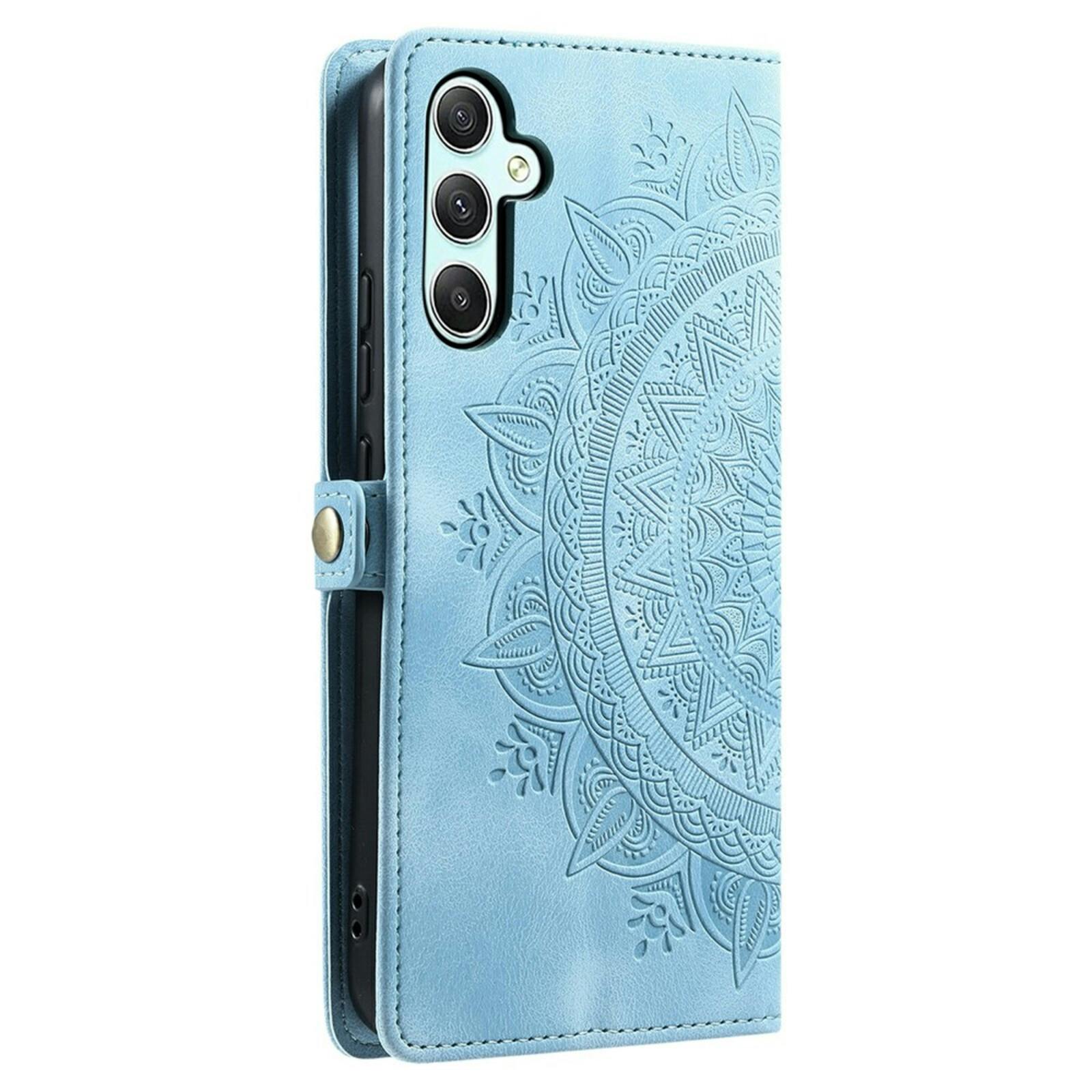 Comfycase Samsung Galaxy S26 FE Mandala Wallet Blauw