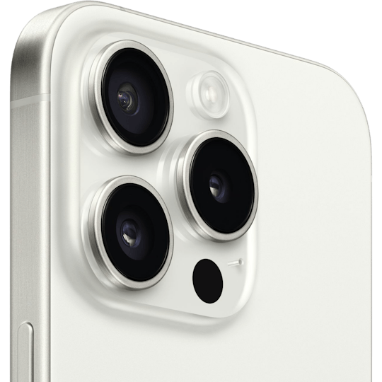 Apple iPhone 15 Pro White Titanium - Achterkant