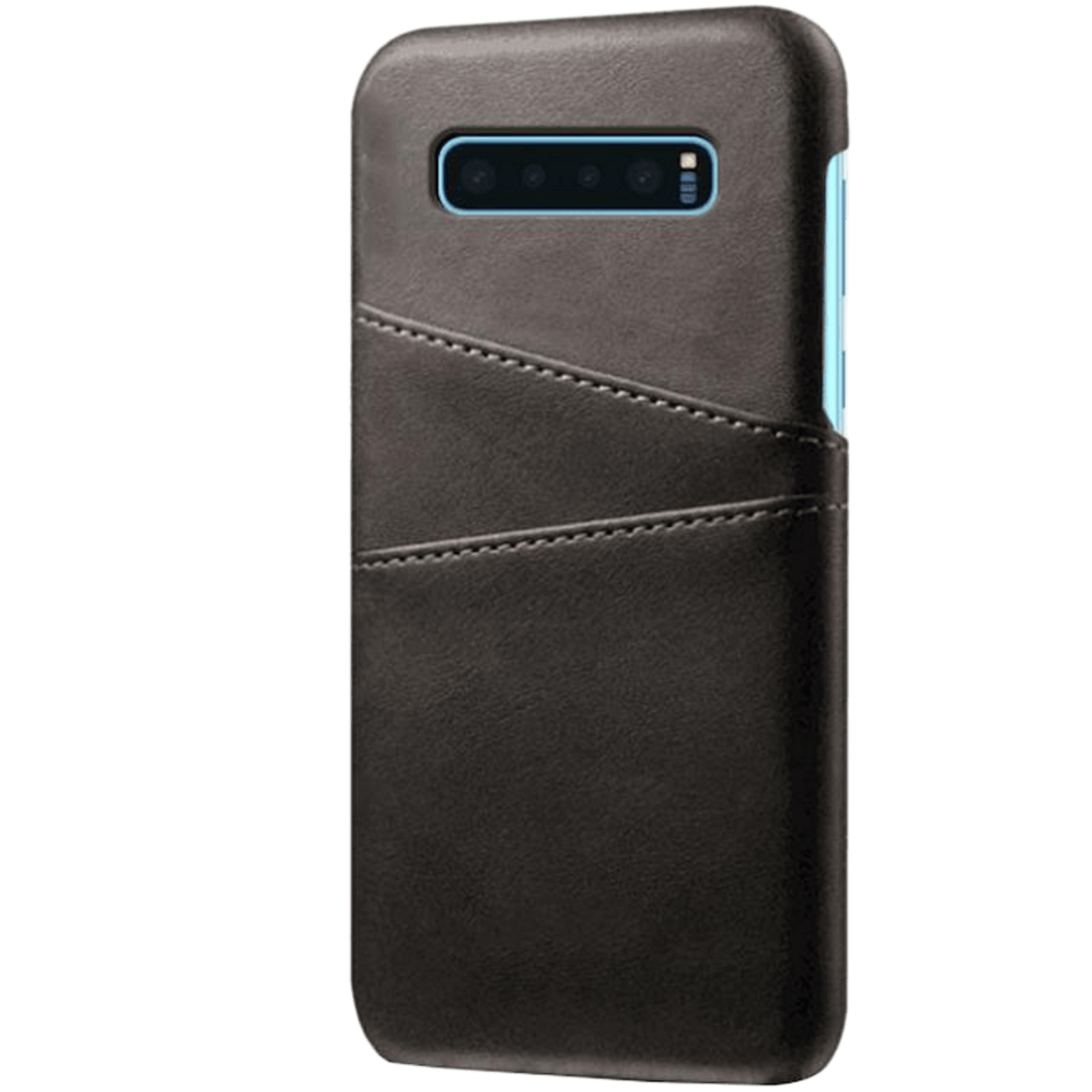 Comfycase Samsung Galaxy S10 Plus Card Case Hoesje met Pasruimte Zwart