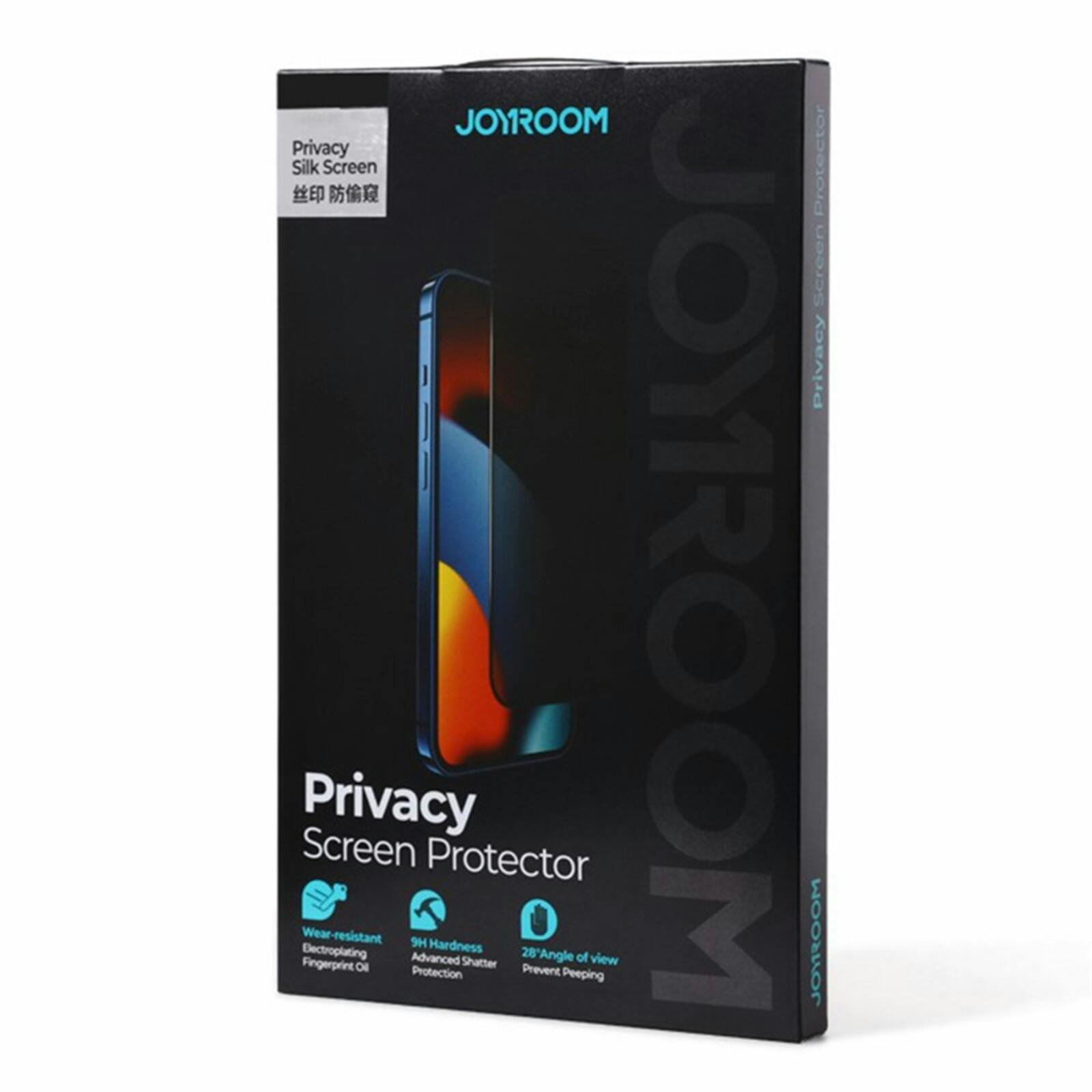 Joyroom iPhone 14 Pro Tempered Glass Screenprotector Privacy