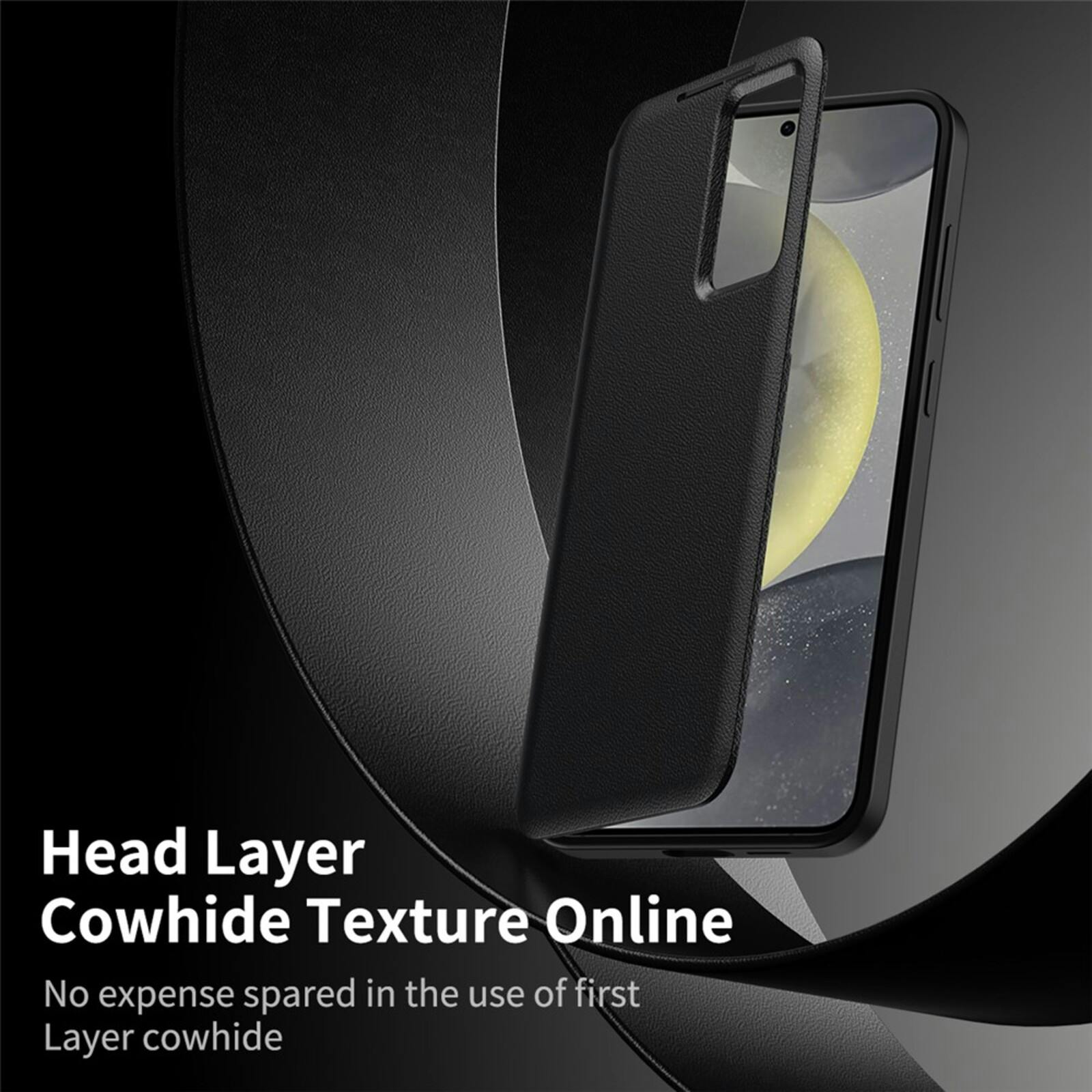 CaseBody Samsung Galaxy S24 Ultra Smart Cover Zwart