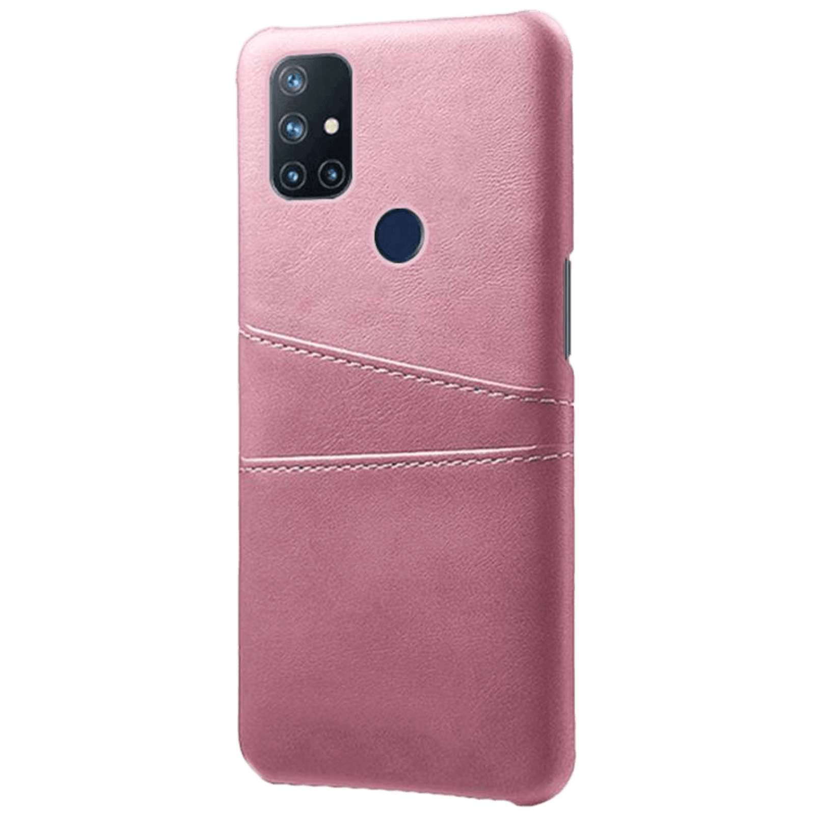 Comfycase OnePlus Nord N10 Card Case Hoesje met Pasruimte Roségoud