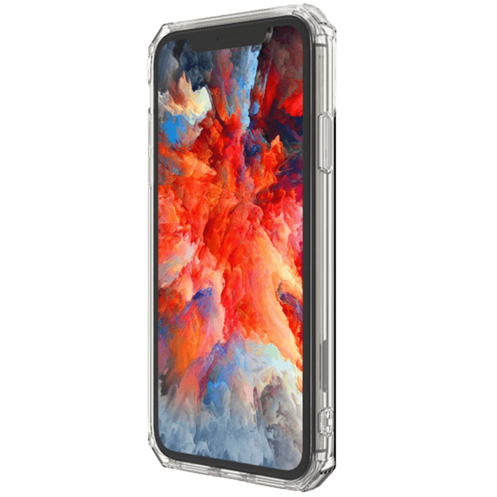 Fashion Iphone 12 Mini Naked Anti Shock Case Transparant