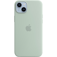 Apple iPhone 14 plus MagSafe Siliconen Hoesje Groen