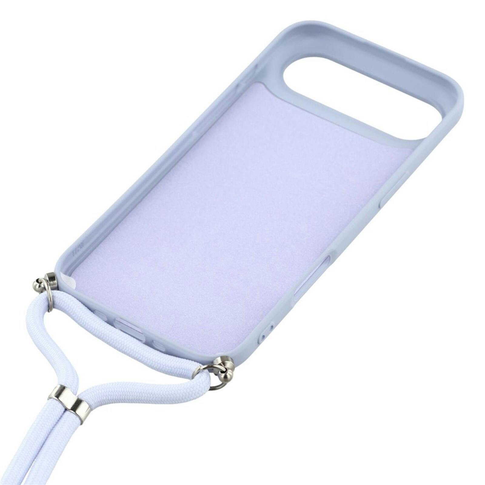 Mocaa Apple iPhone 17 Air Hoesje met Koord Meerkleurig