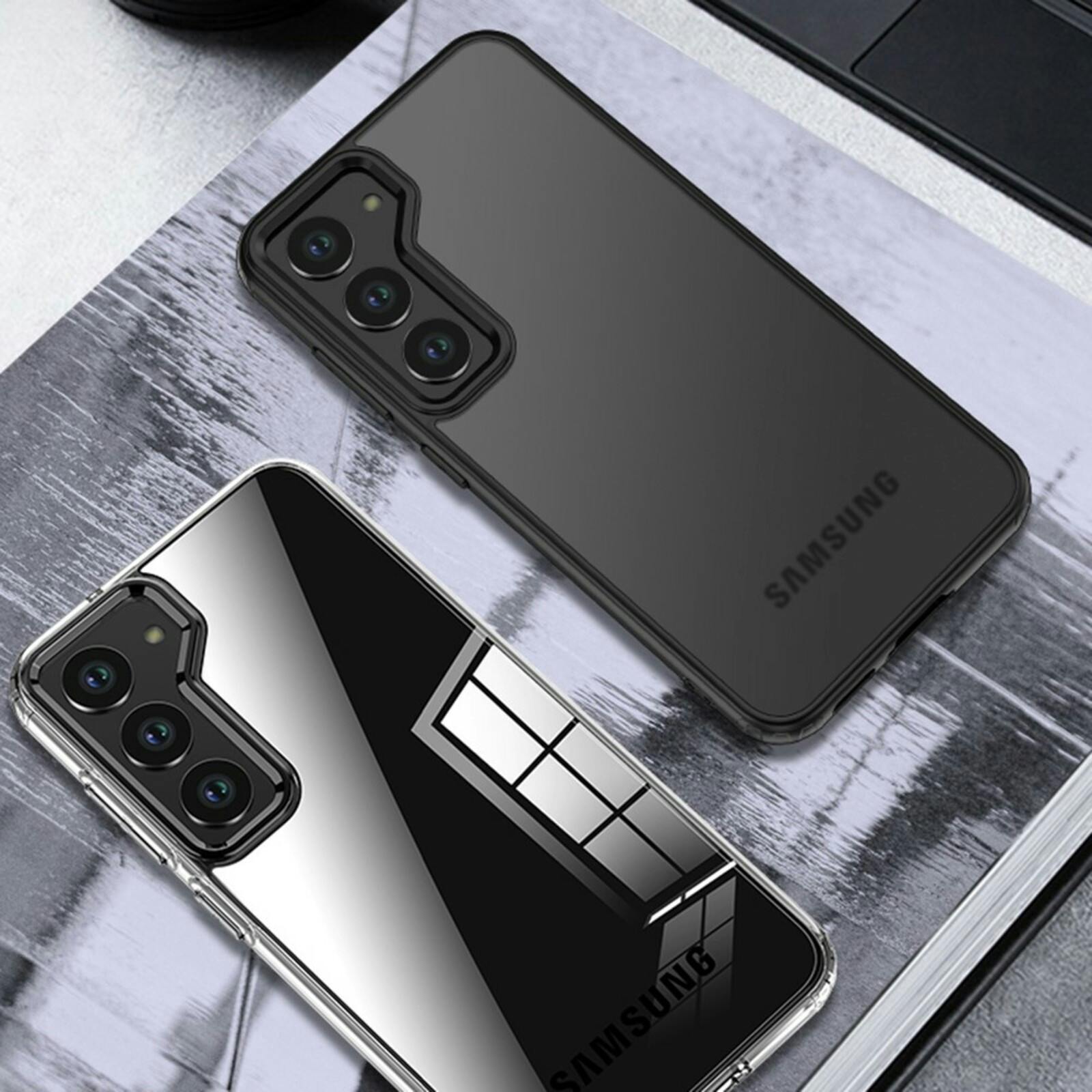 CaseBody Samsung S23 Airbag Schokbestendig Hoesje Zwart