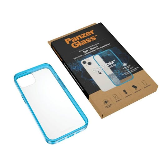 PanzerGlass iPhone 13 Clear Case Bondi Blue