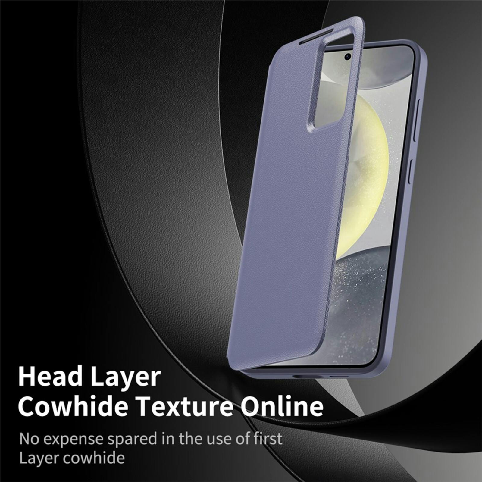 CaseBody Samsung Galaxy S24 Smart Cover Paars