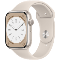 Apple Watch Series 8 Starlight - Voorkant
