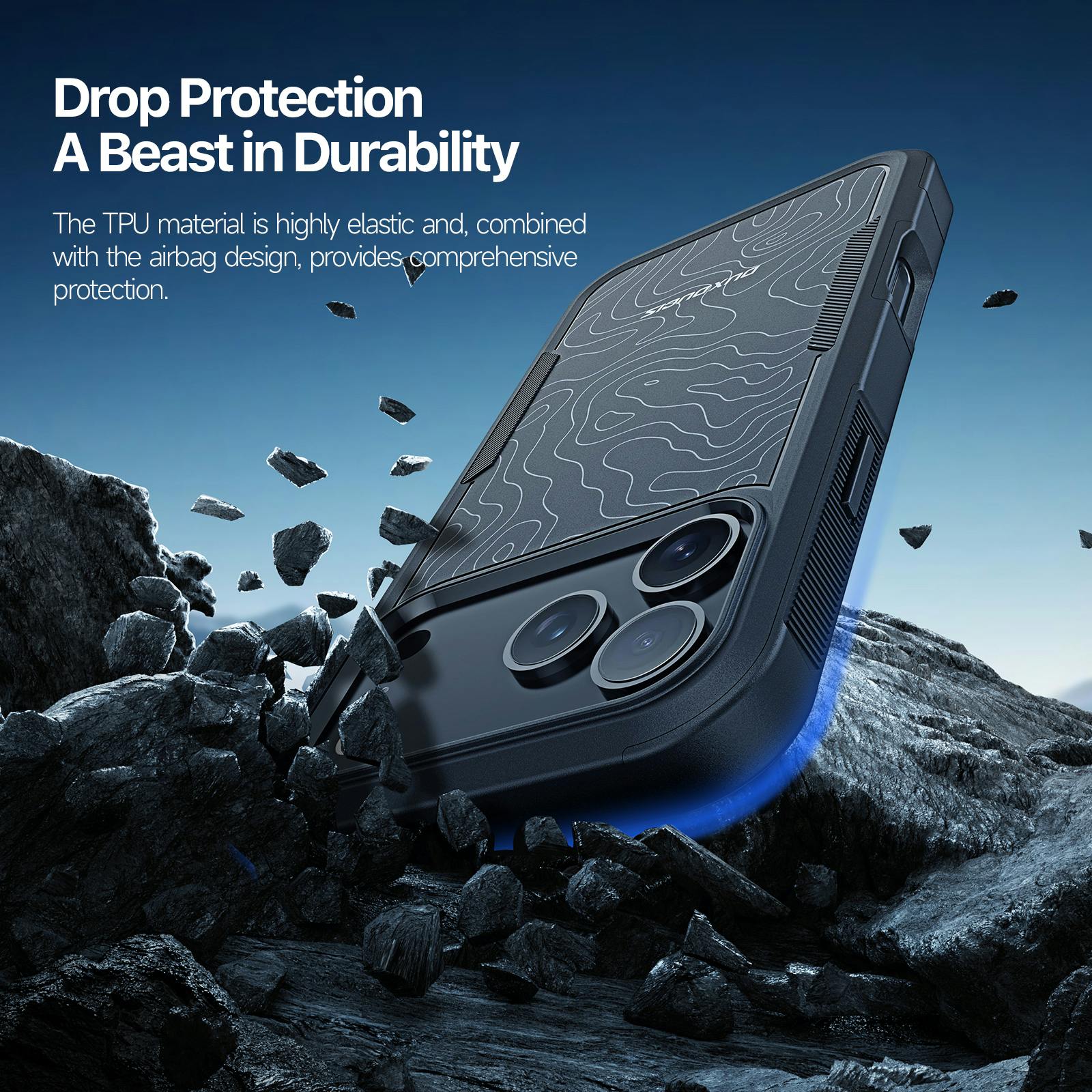 DUX DUCIS Apple iPhone 17 Pro SHLD Series Extreme Protector Case Zwart