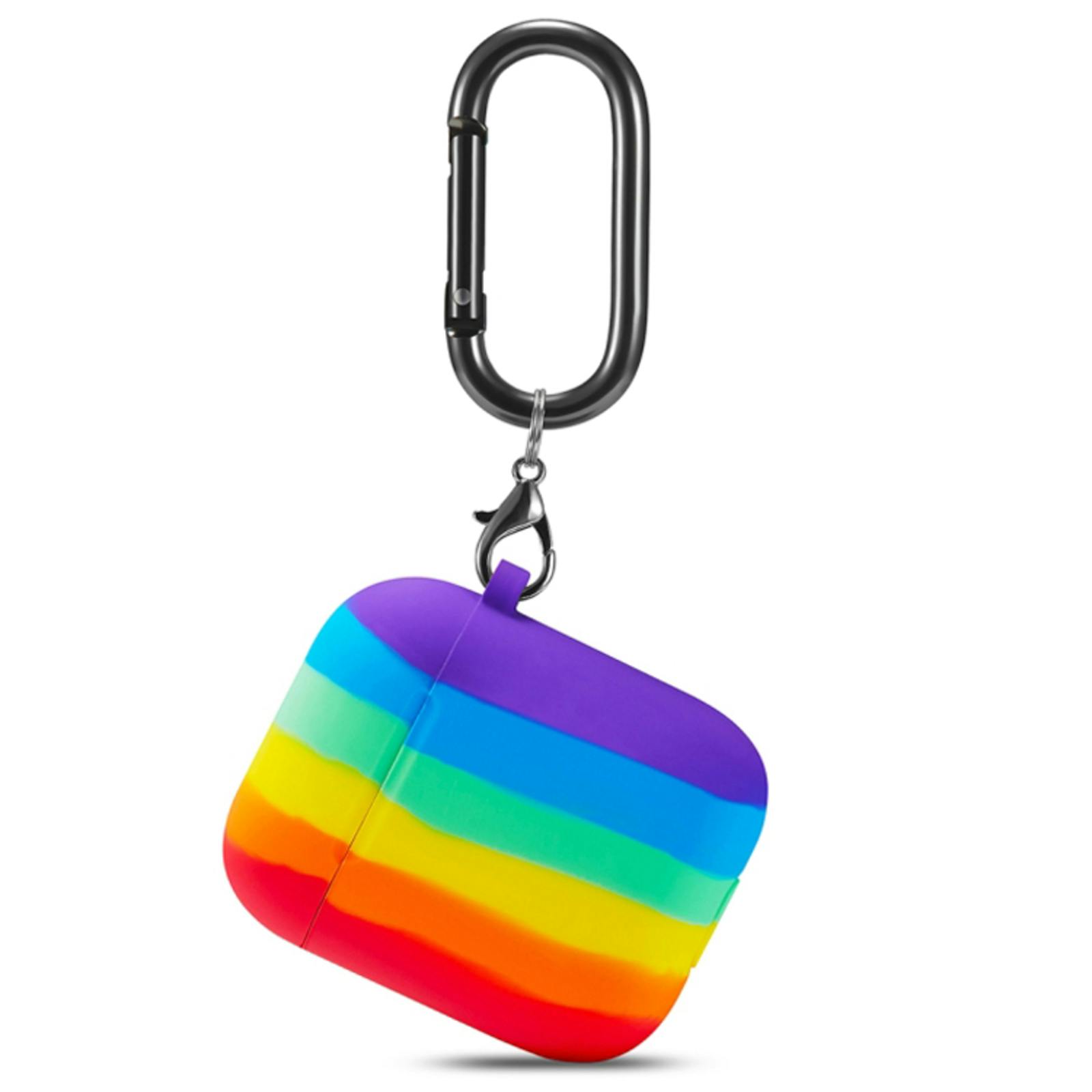 Mocaa AirPods 1/2 Beschermhoesje Regenboog Design Meerkleurig